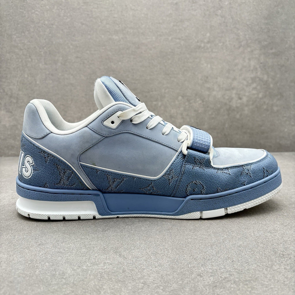 Louis Vuitton Strap Trainer ' Sky Blue ' | Size 10 LV (11-11.5 US)