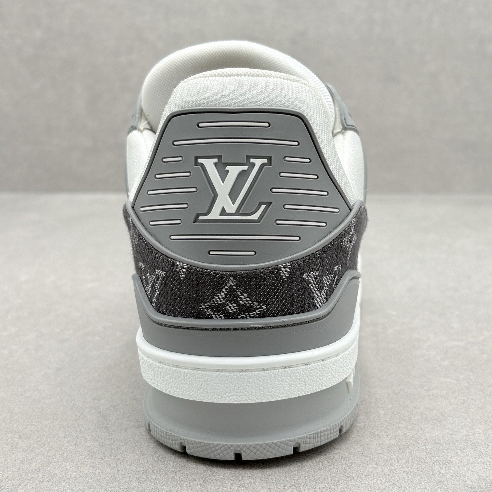 Louis Vuitton Trainer ' Monogram Denim Grey White ' | Size 11 LV (12-12.5 US)