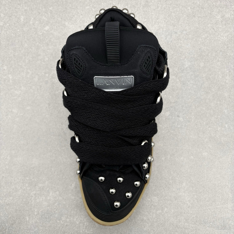 Studded Curb Sneaker Black — photo 11
