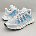 BRAND NEW! - Versace Trigreca Sneakers ' Silver White Blue ' | Size 45 (12 US)