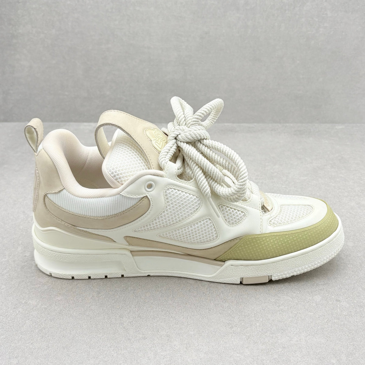 Skate Sneaker Beige White — photo 9