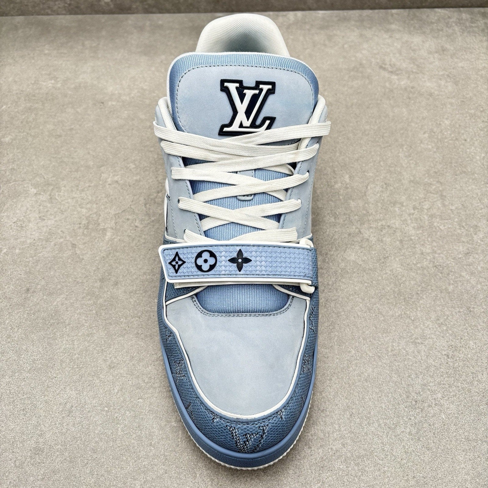 Louis Vuitton Strap Trainer ' Sky Blue ' | Size 10 LV (11-11.5 US)