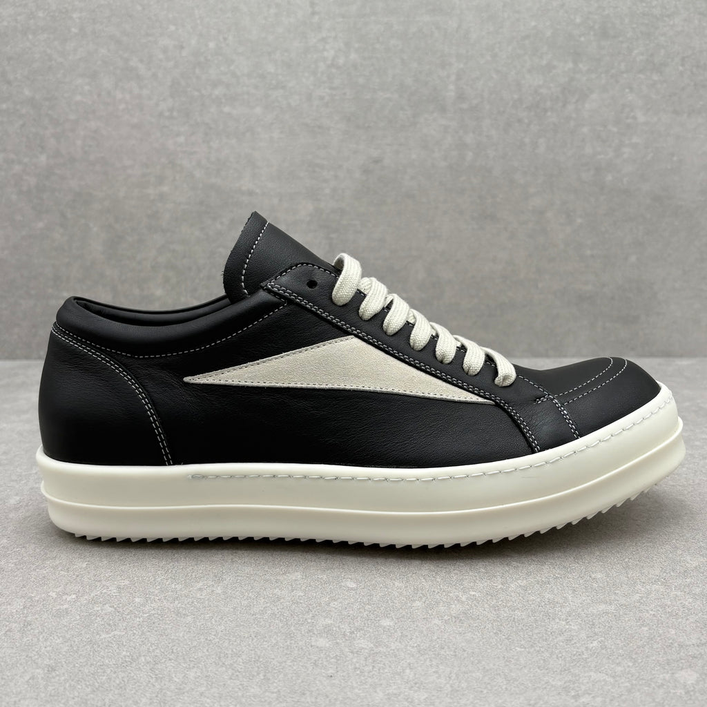 Rick Owens Lido Vintage Sneaker ' Black Milk ' | Size 42 (9 US)
