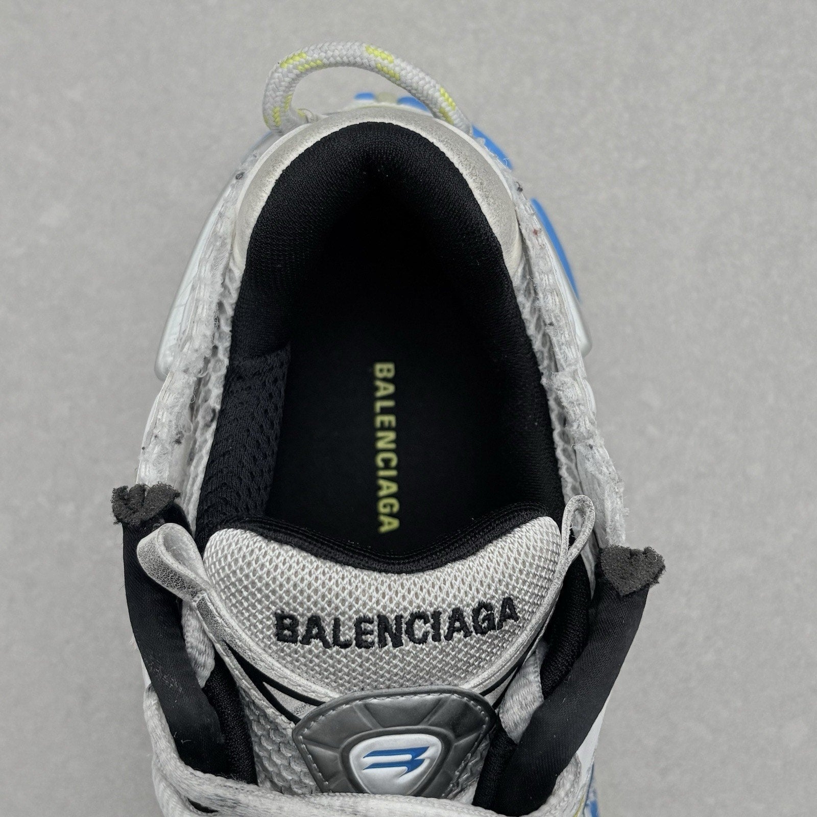 Balenciaga Runner ' White Yellow Blue ' | Size 45 (12 US)