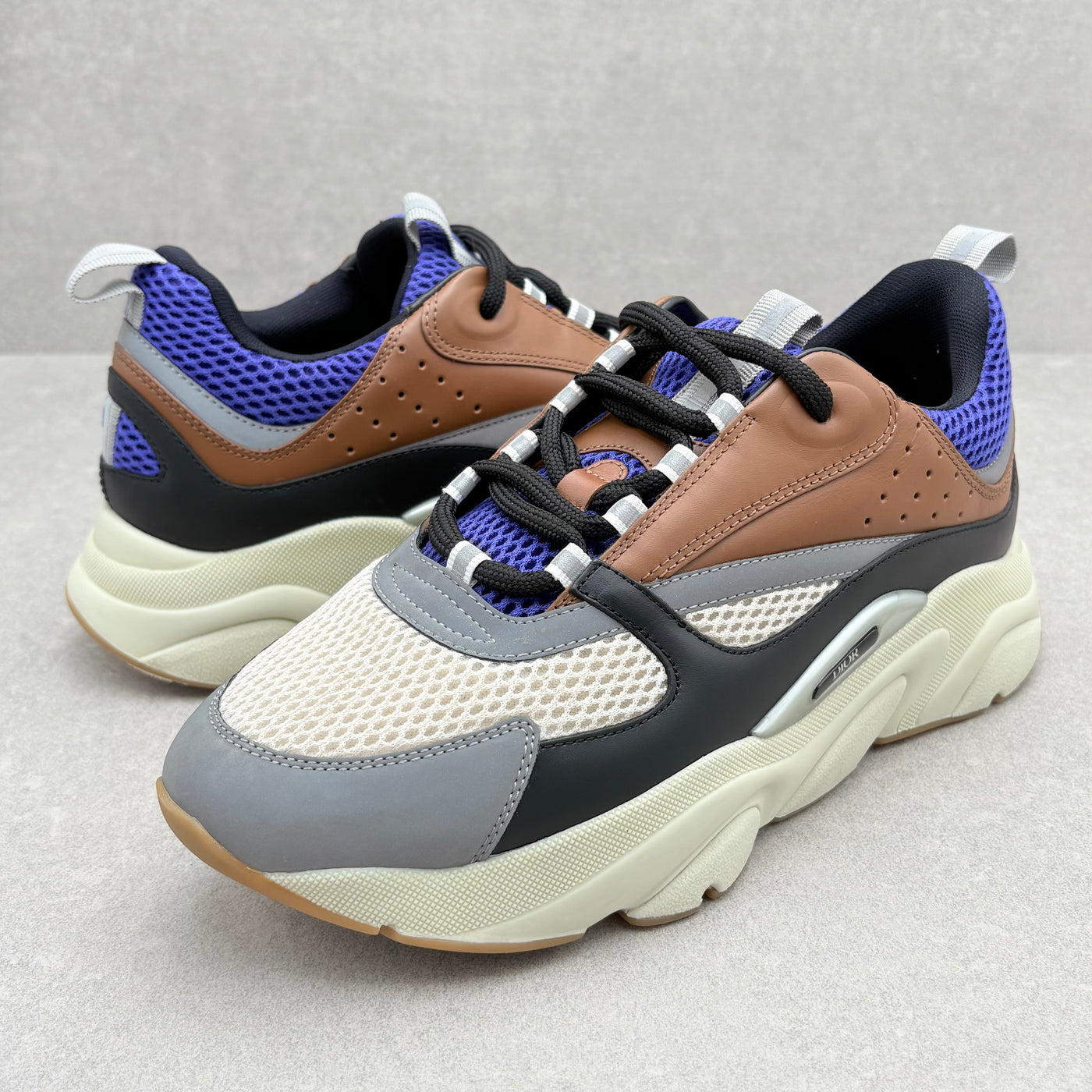 Dior B22 Reflective Sneaker Coffee Violet