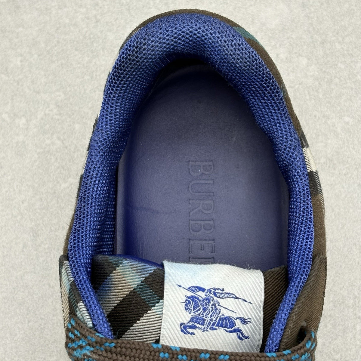 Burberry Terrace Low Top Brown Blue — photo 13