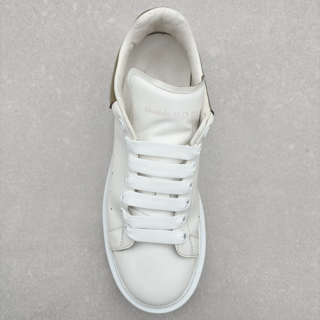 Alexander McQueen Oversized Sneaker ' Gold Crocodile ' | Size 41 (8 US)