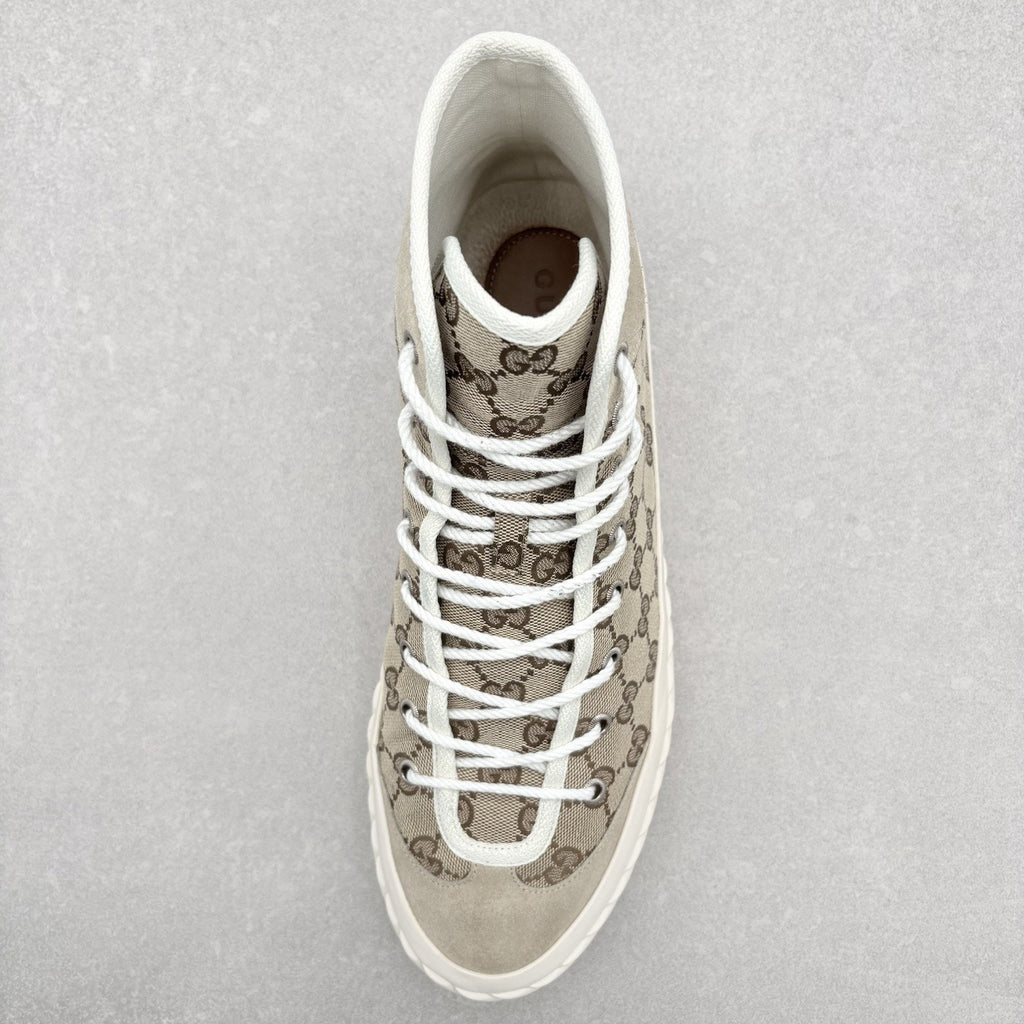 Gucci Monogram Jumbo GG High ' New Lace Tortuga ' | Size 10.5 G (11 US)