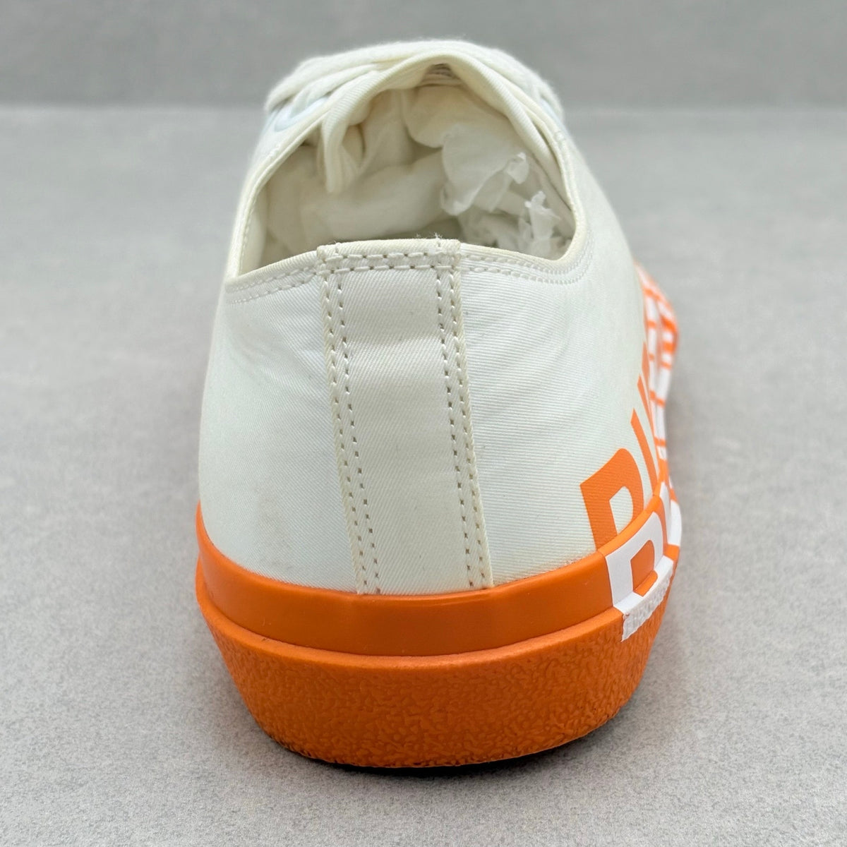 Low Sneaker Orange White — photo 3