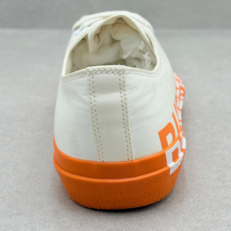 Low Sneaker Orange White — photo 3