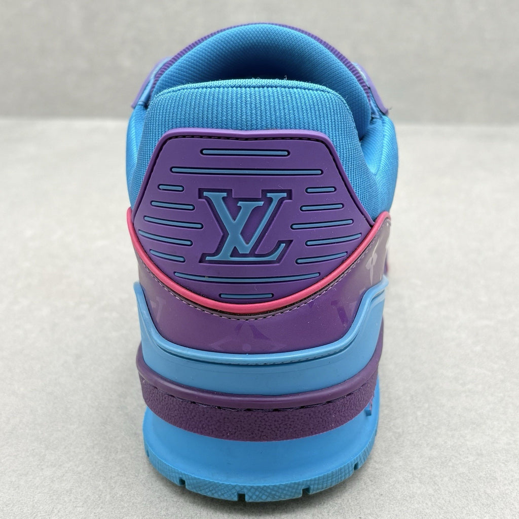 Louis Vuitton Trainer ' Purple Teal Metallic ' | Size 11 LV (12-12.5 US)