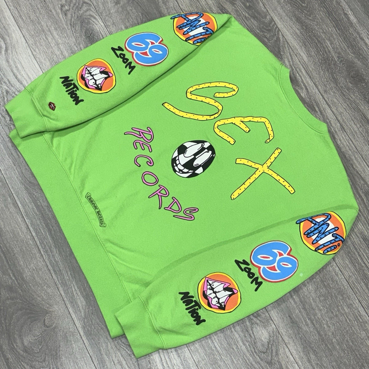 x Matty Boy Sex Records Crewneck Green — photo 3