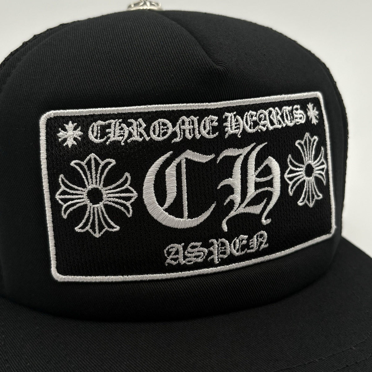 Aspen Exclusive Silver Button Hat Black — photo 4
