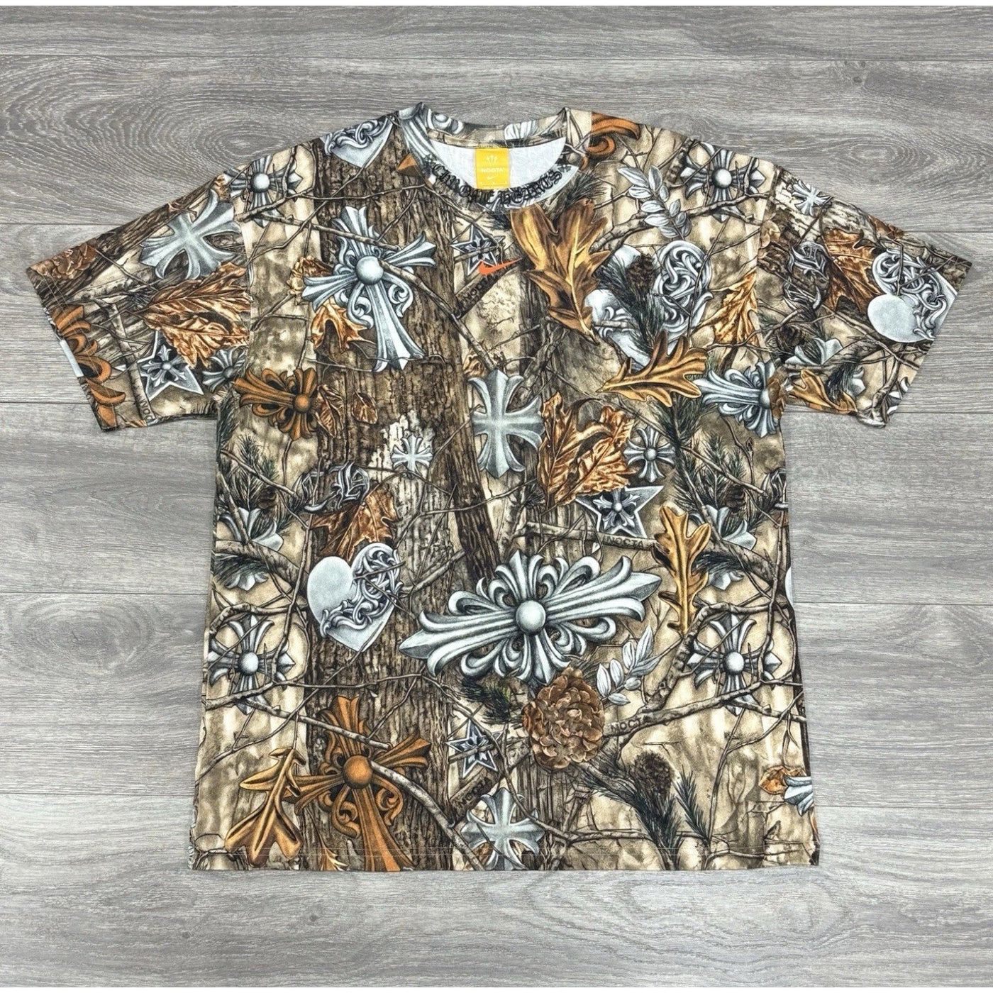 BRAND NEW - Chrome Hearts Nike Nocta Realtree Horseshoe Logo T-Shirt