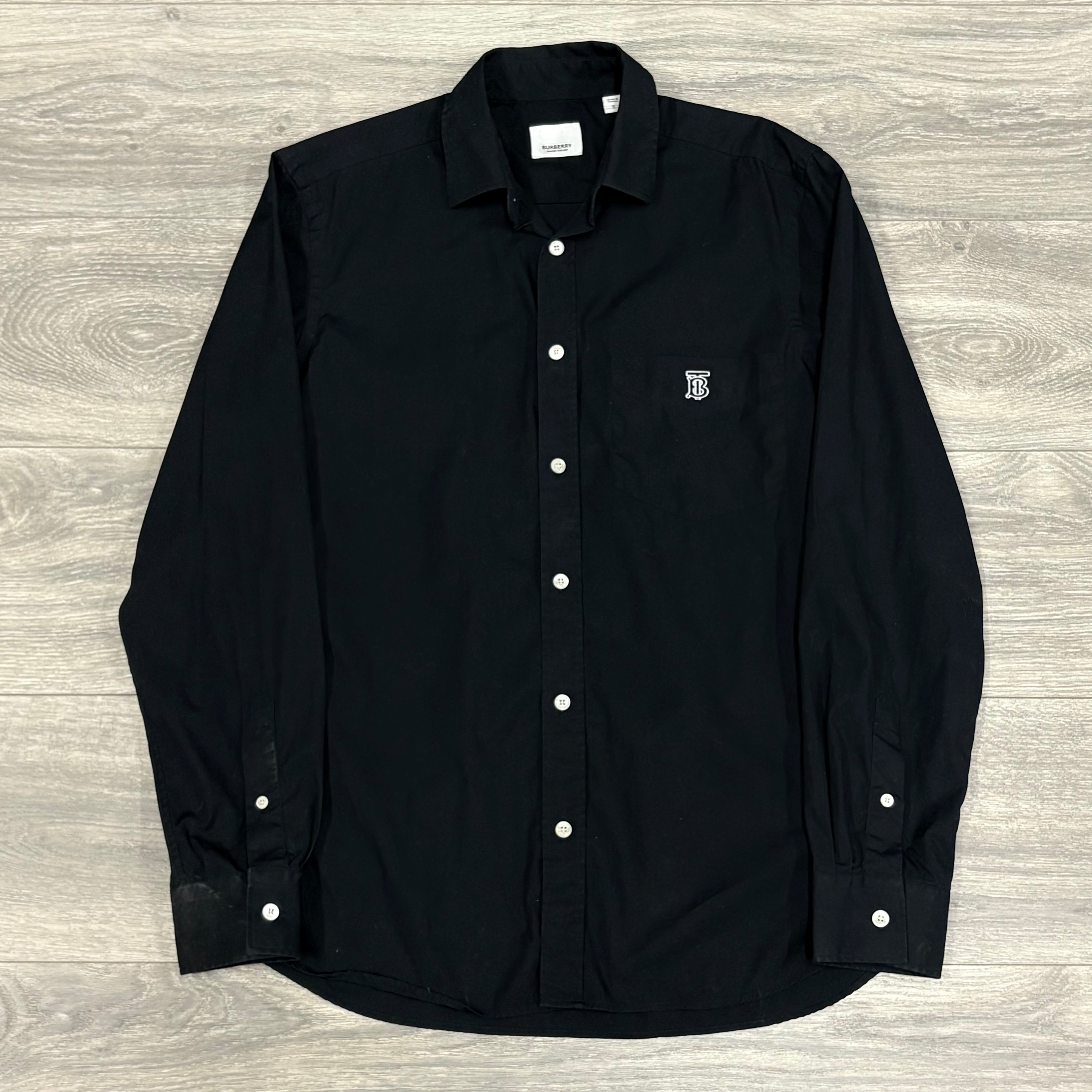 Burberry Button Up ' Black ' | Size Small