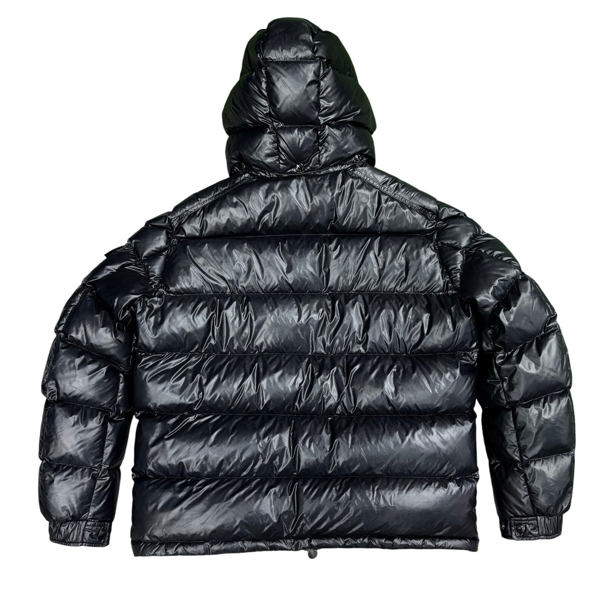 Maya Hooded Short Down Puffer Jacket Black — photo 2