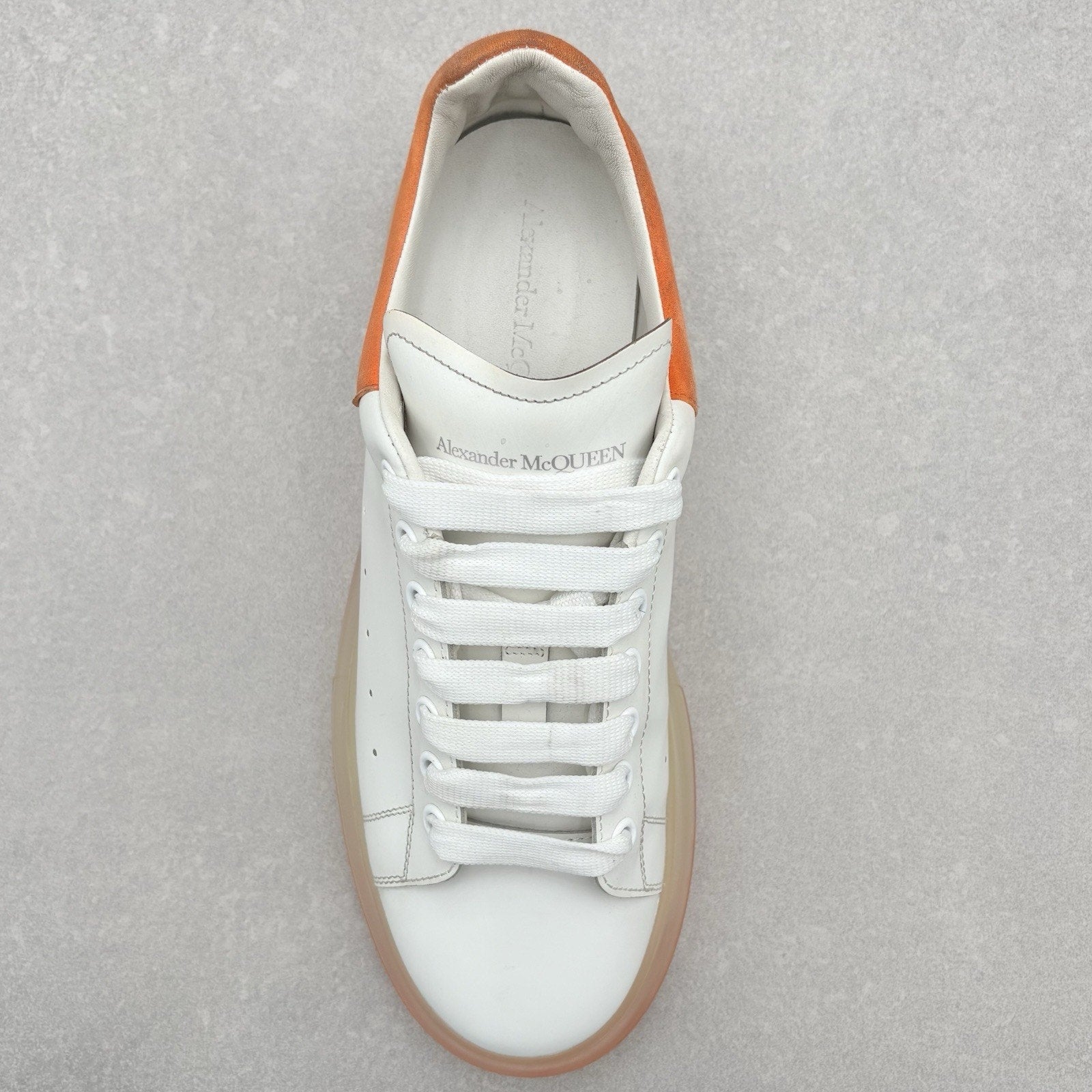 Alexander McQueen Oversized Sneaker ' Translucent Orange ' | Size 43 (10 US)