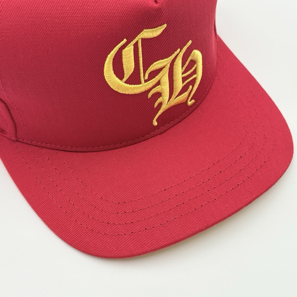 CH Silver Button Hat Red Yellow — photo 7