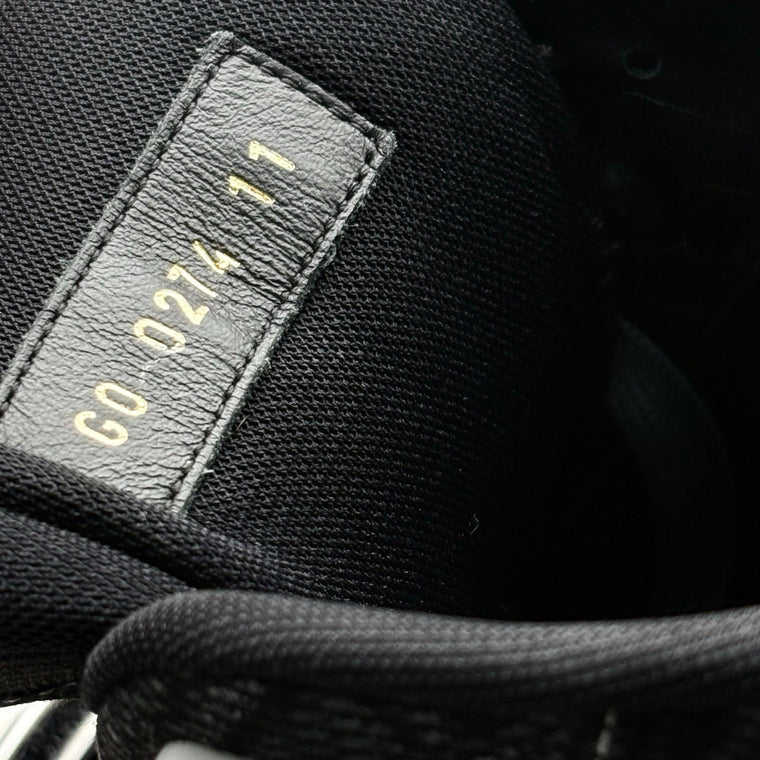 WORN ONCE! Louis Vuitton Crocodile Denim Strap Trainer — photo 13