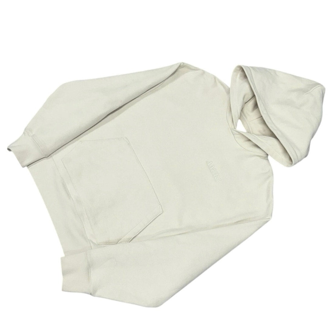 Embroidered Logo Hoodie Beige — photo 4