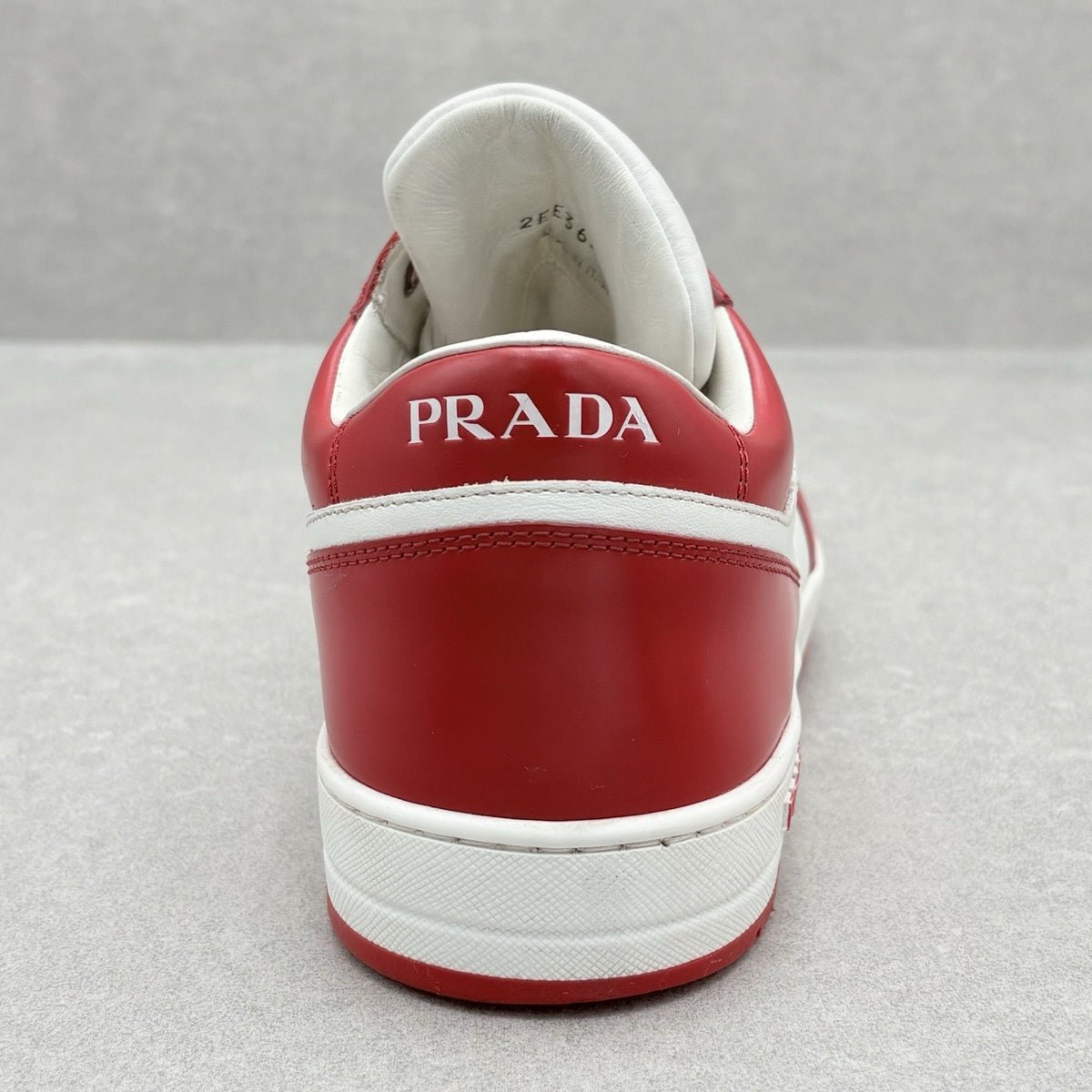 Downtown Leather Sneakers White Lacquer Red — photo 3