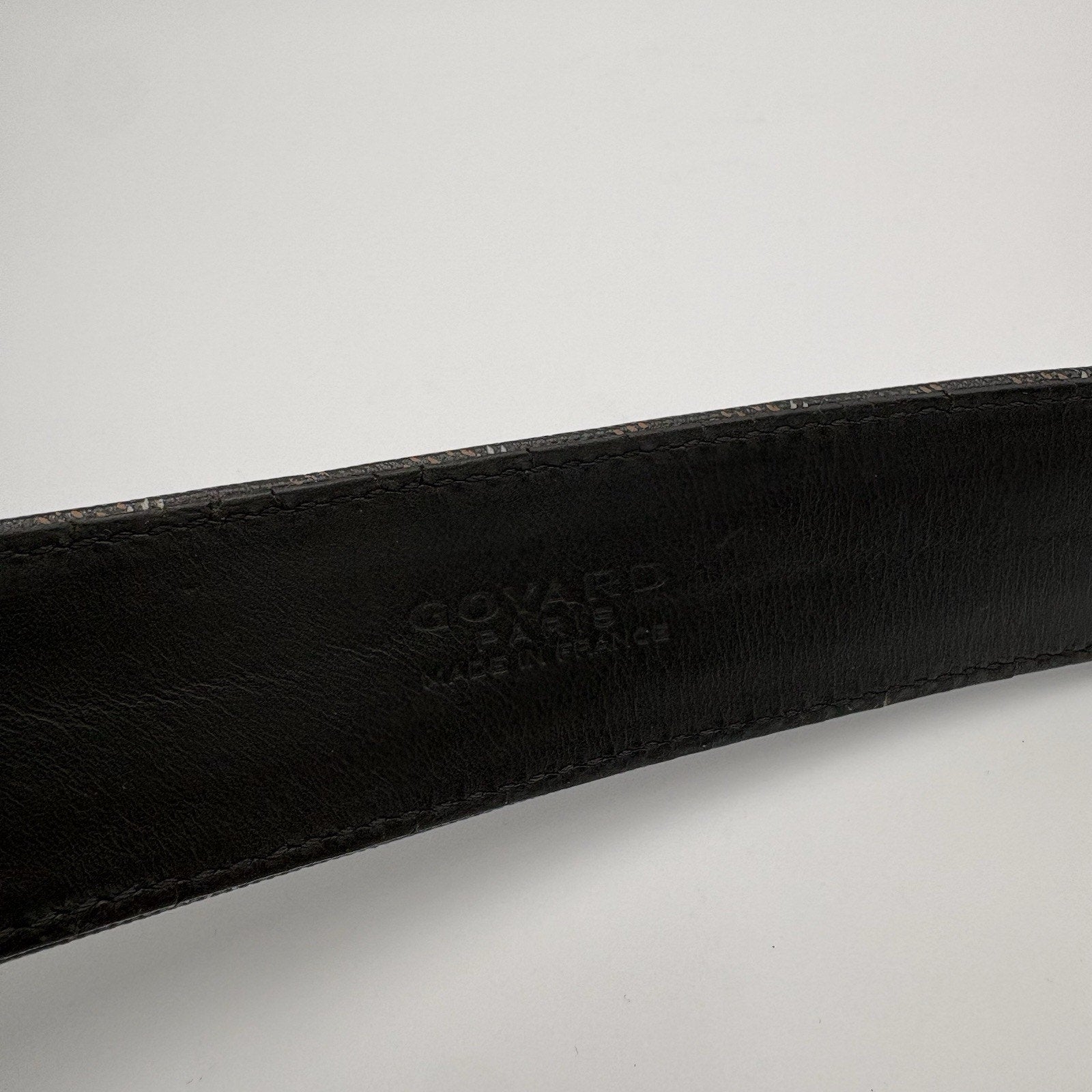 Goyard Florida Goyardine Belt ' Black '