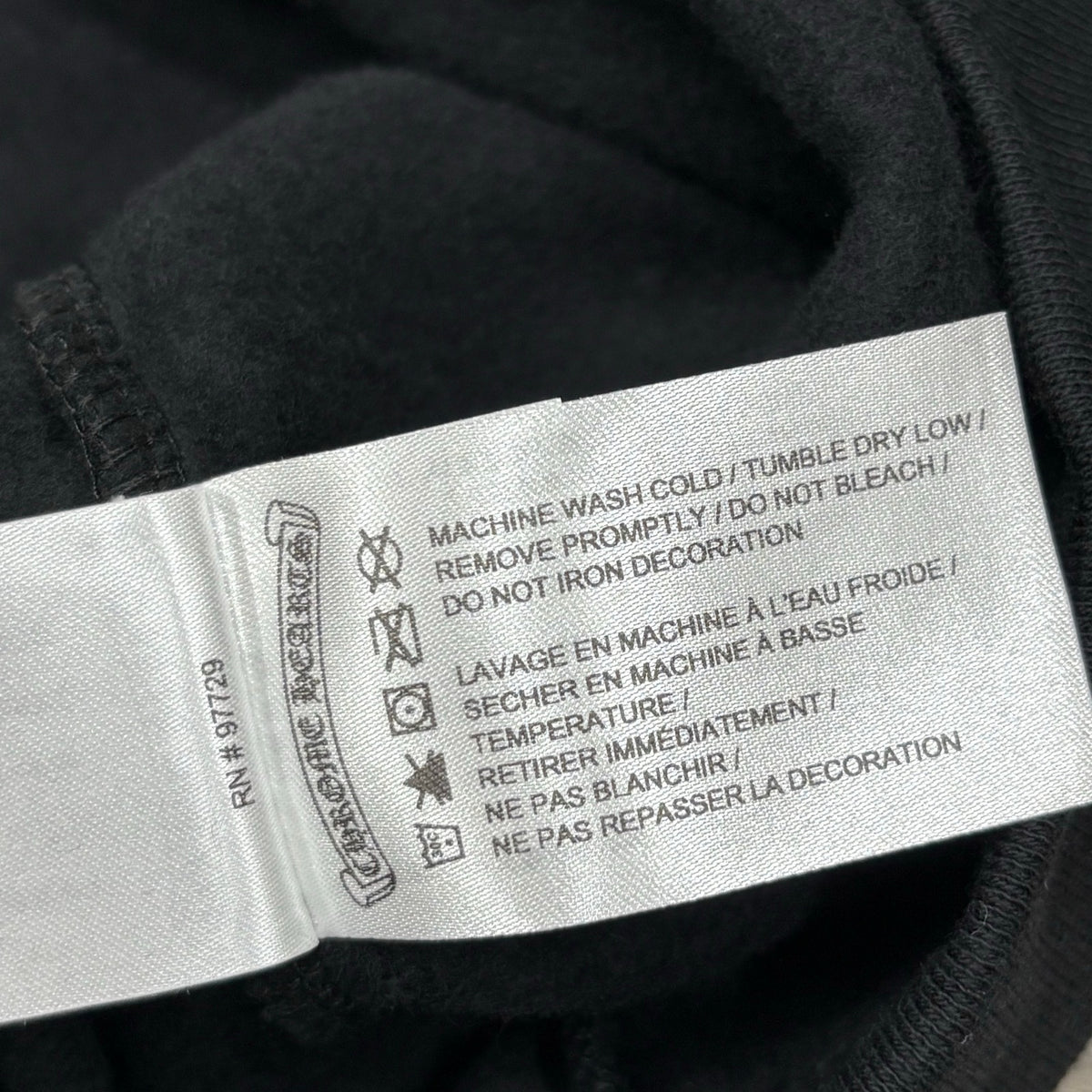 Floral Horseshoe Hoodie 'Black' — photo 13