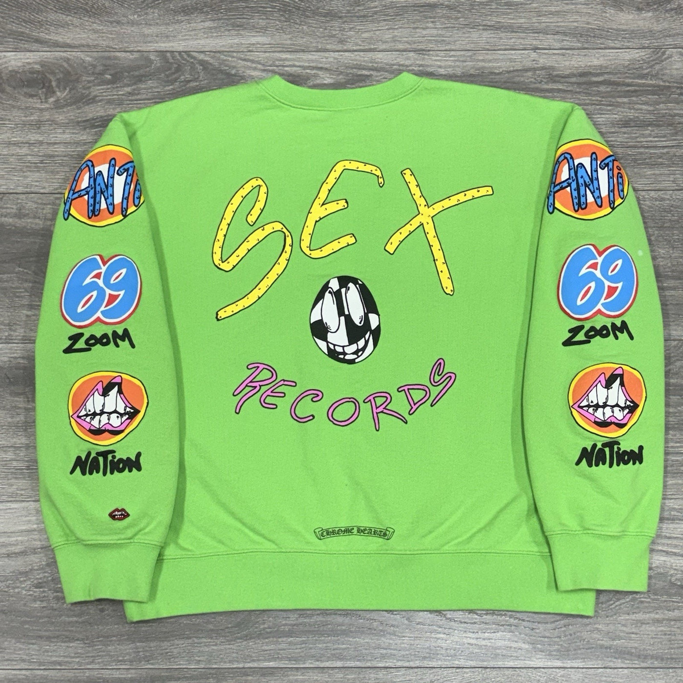 x Matty Boy Sex Records Crewneck Green