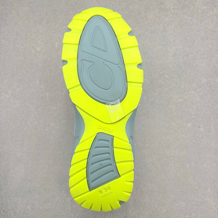 WORN ONCE! Dior B30 Reflective Sneaker Blue Neon Yellow — photo 12
