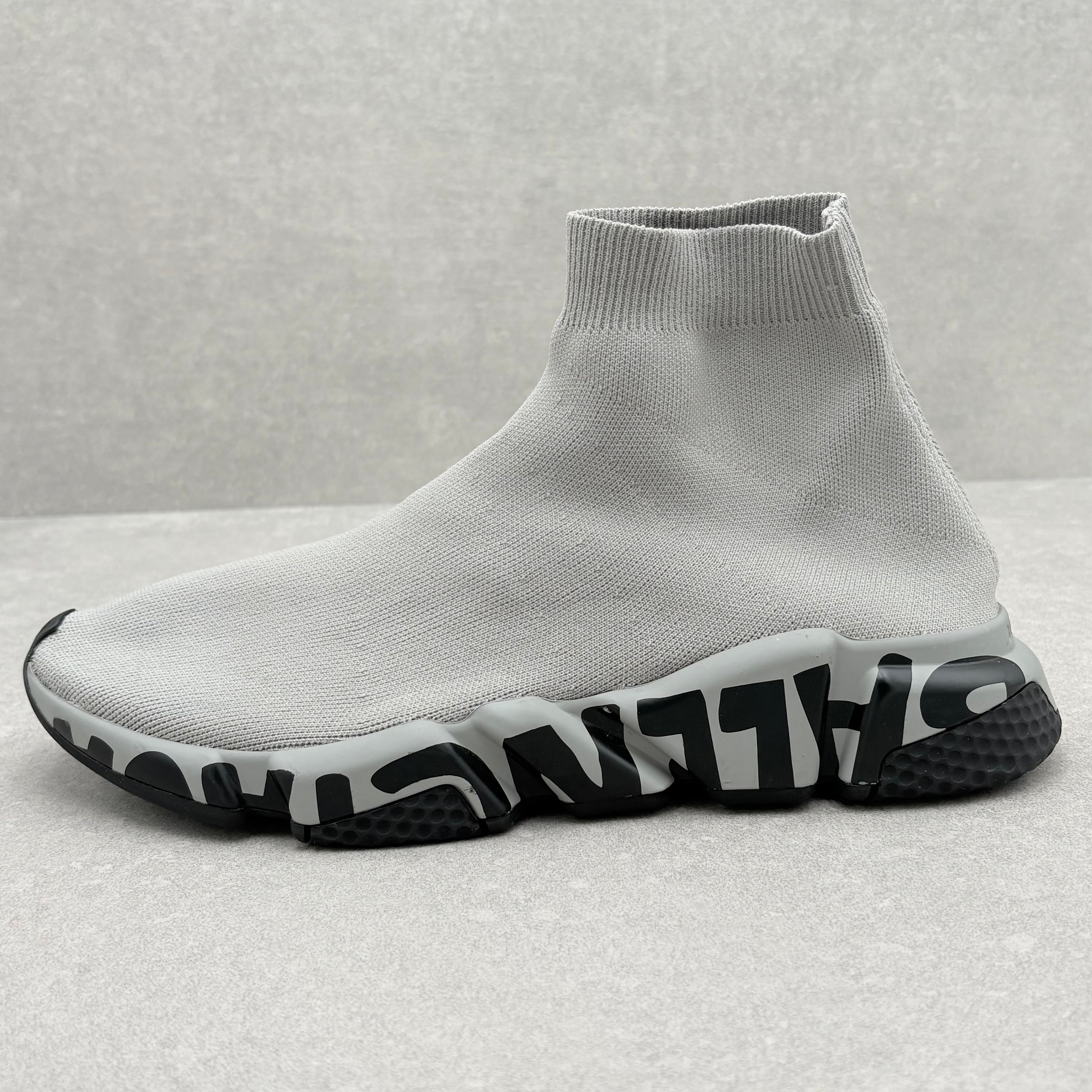 Balenciaga Speed Graffiti Trainer ' Grey ' | Size 41 (8 US)