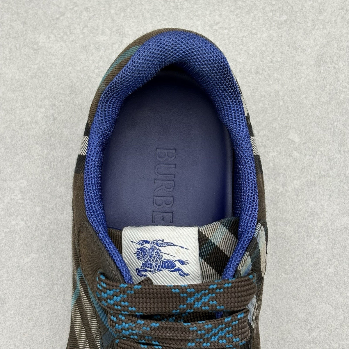 Burberry Terrace Low Top Brown Blue — photo 6