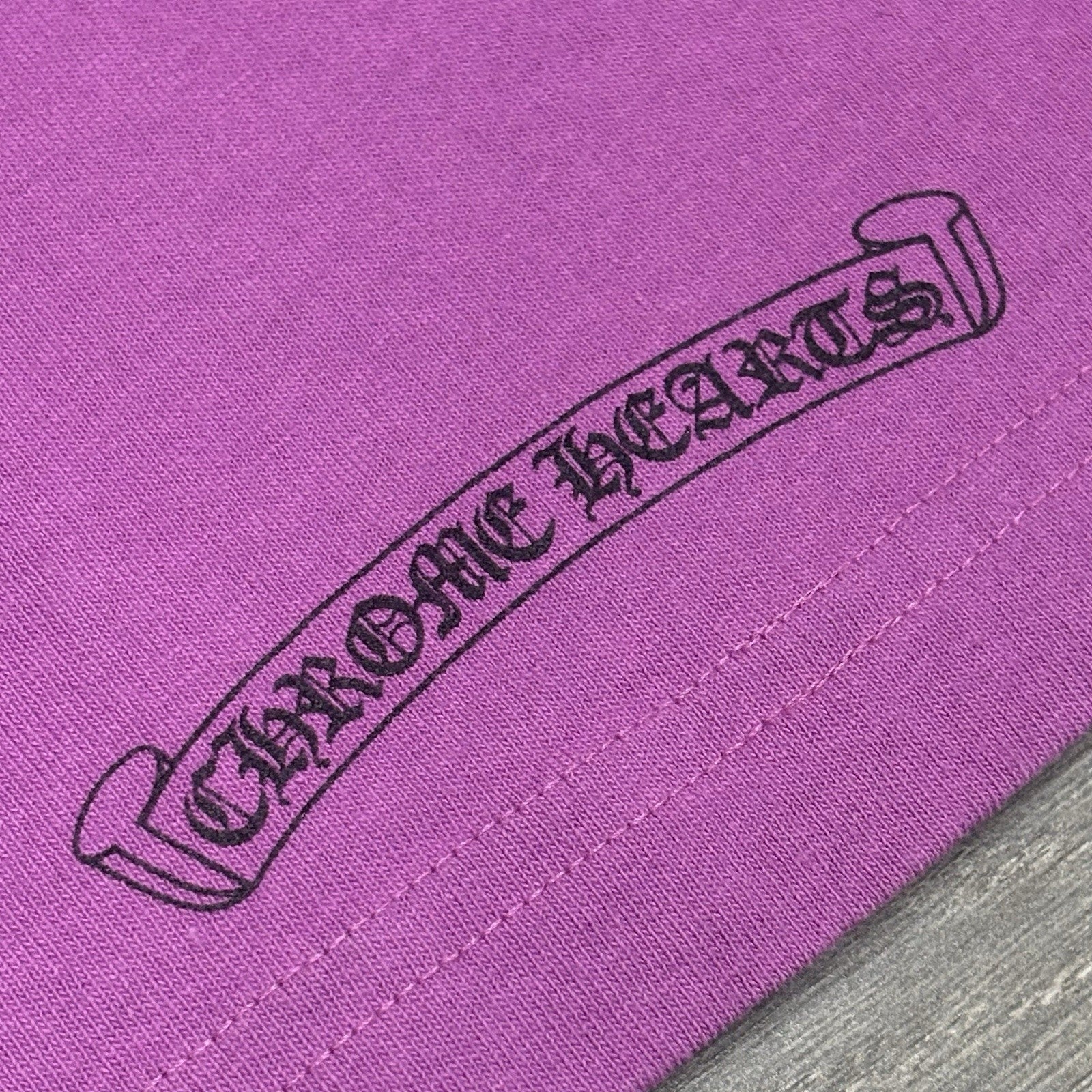 Chrome Hearts Matty Boy Spider Web Long Sleeve T-shirt ' Black Purple ' | Size L
