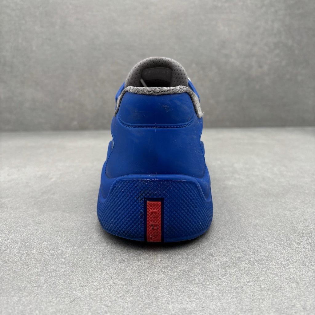 Prada America's Cup Rubber Sneakers ' Grey ' | Size 43 (10 US)