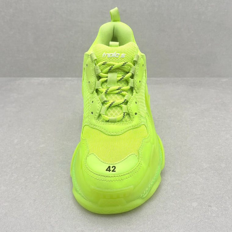 Balenciana Triple S Sneaker Neon Yellow — photo 11