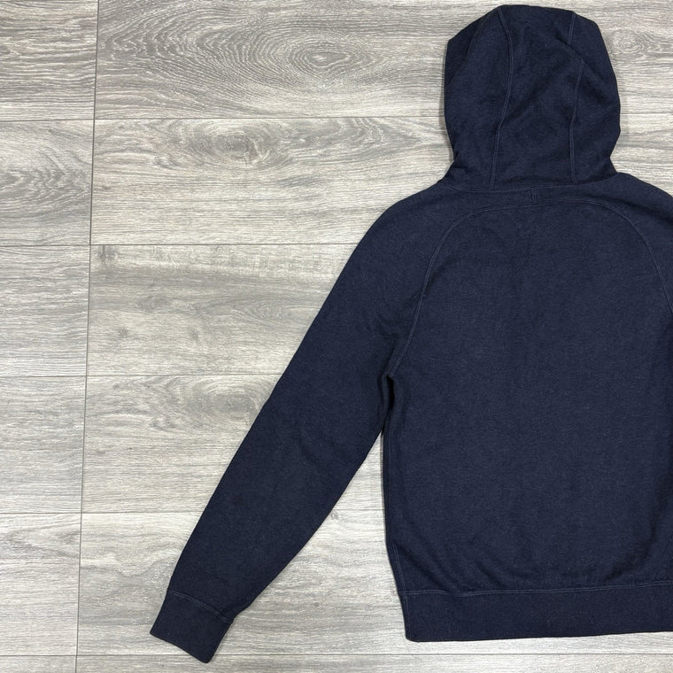 Cashmere Oblique Lining Hoodie Navy — photo 9
