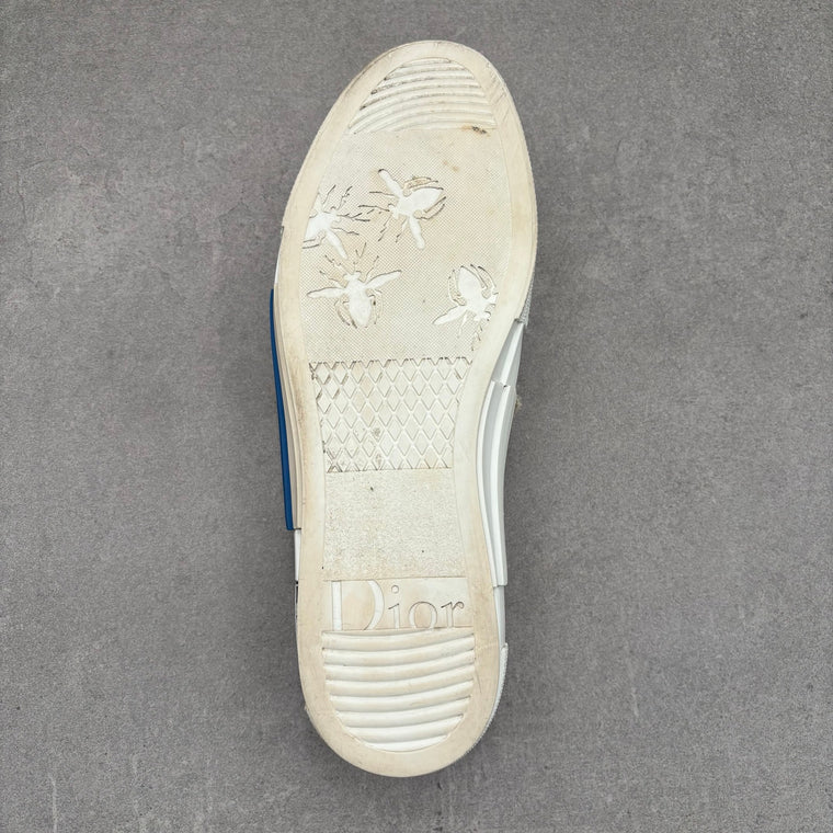 Dior furry oblique slippers Beige, Blue — photo 7