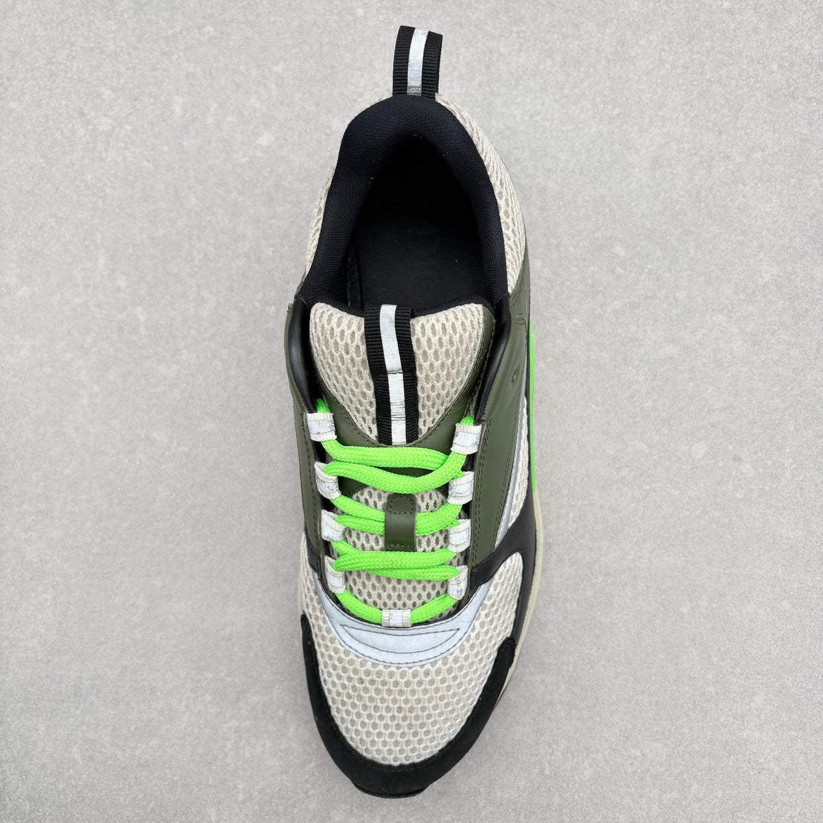 B22 Reflective Sneaker Cream White Olive Black — photo 10