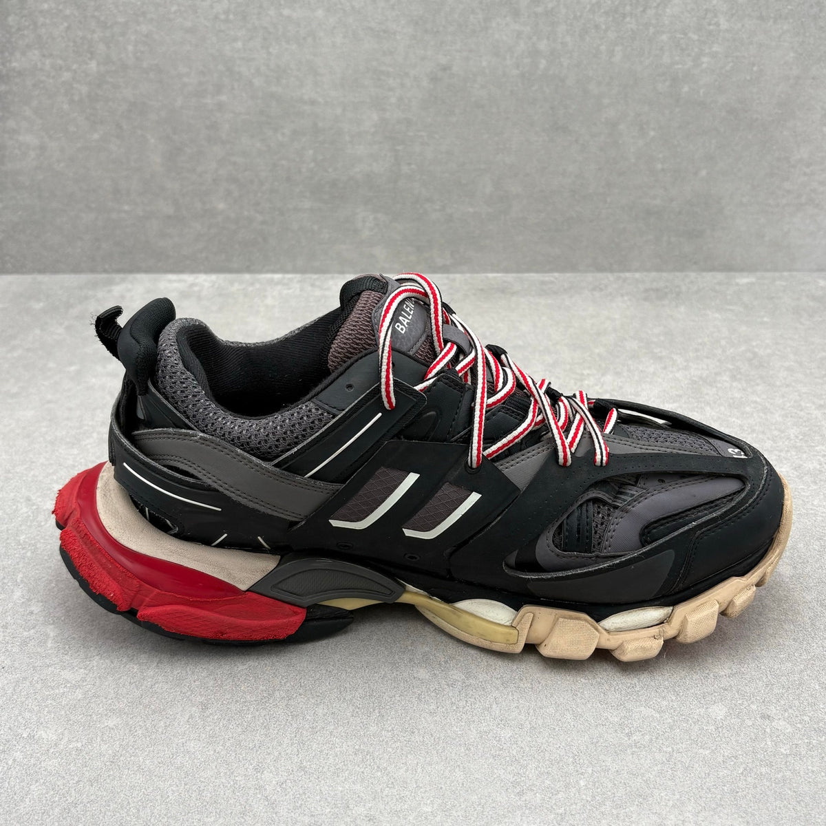 Track Sneaker Black Red — photo 9