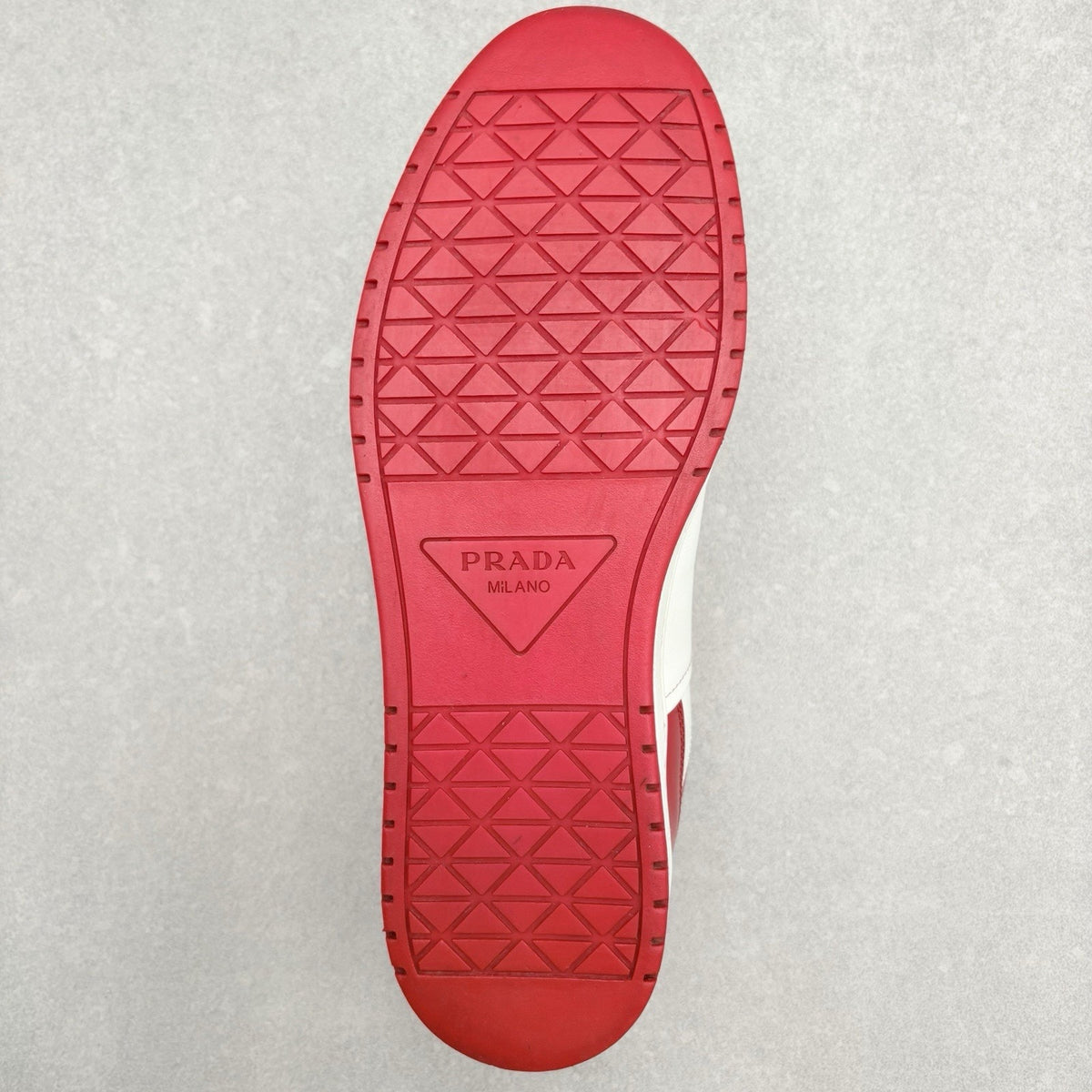 Downtown Leather Sneakers White Lacquer Red — photo 7