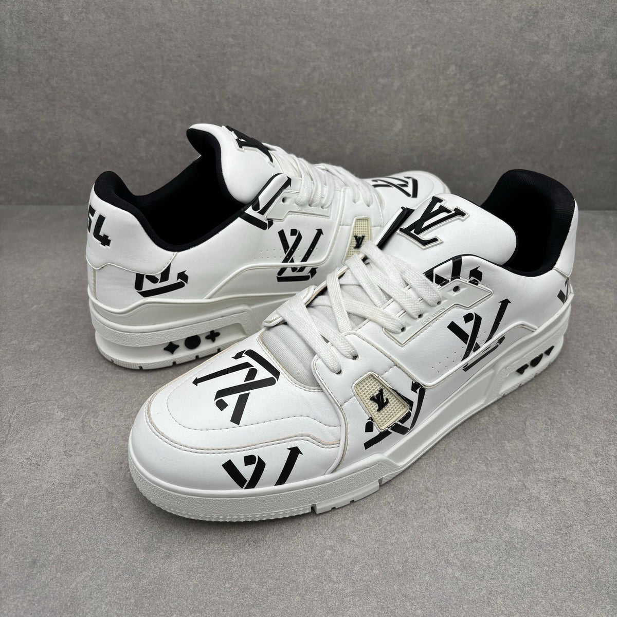 Trainer White Black Recycled