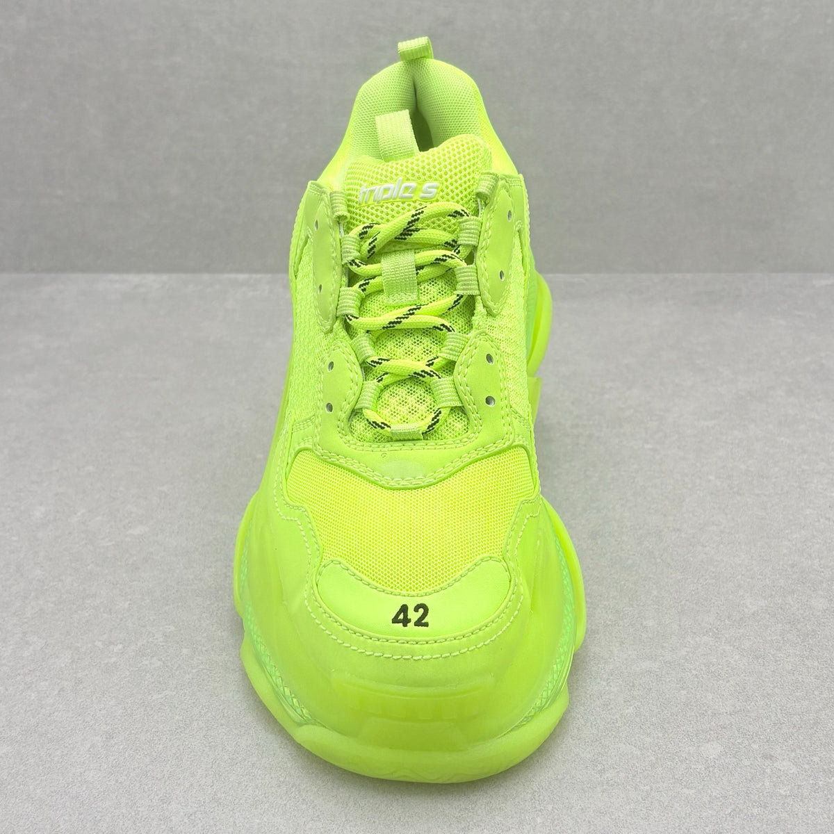 Balenciana Triple S Sneaker Neon Yellow — photo 5