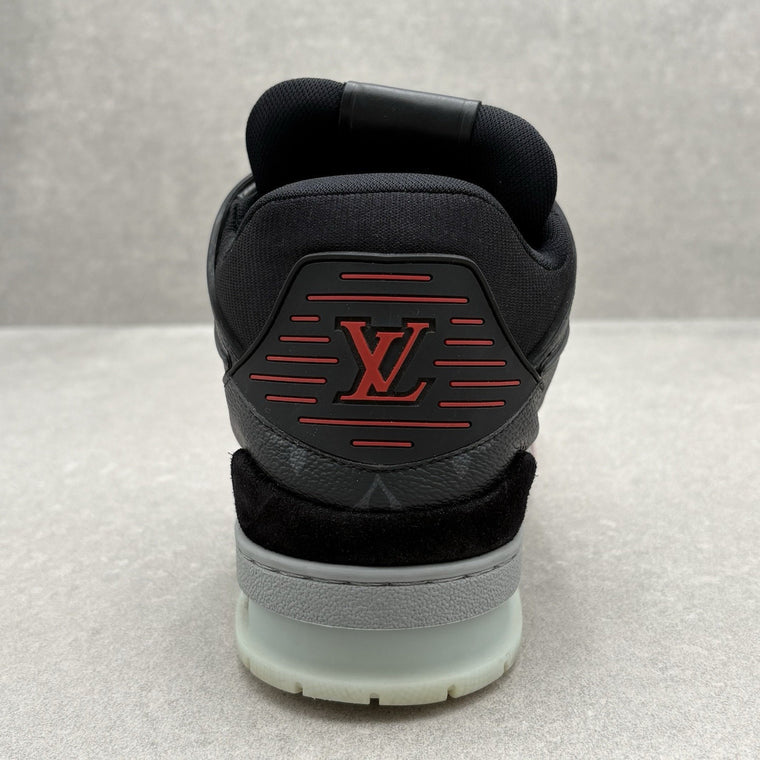 Trainer Mid Black Monogram Red — photo 9