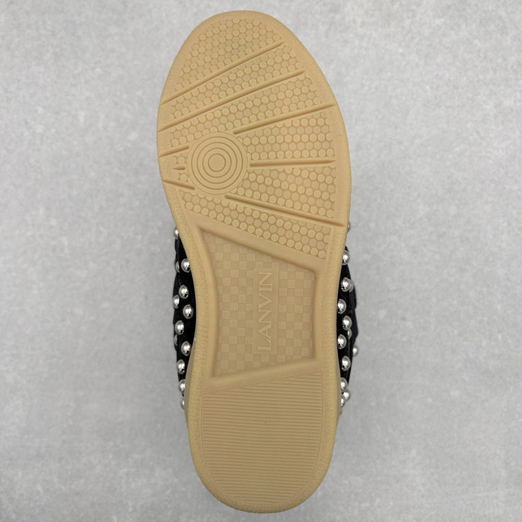 Studded Curb Sneaker Black — photo 13