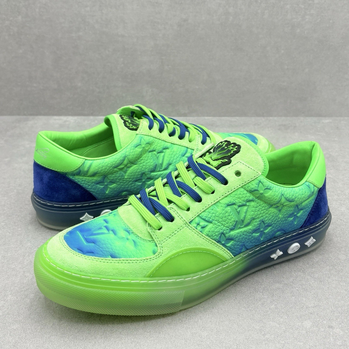 Ollie Richelieu Green Blue