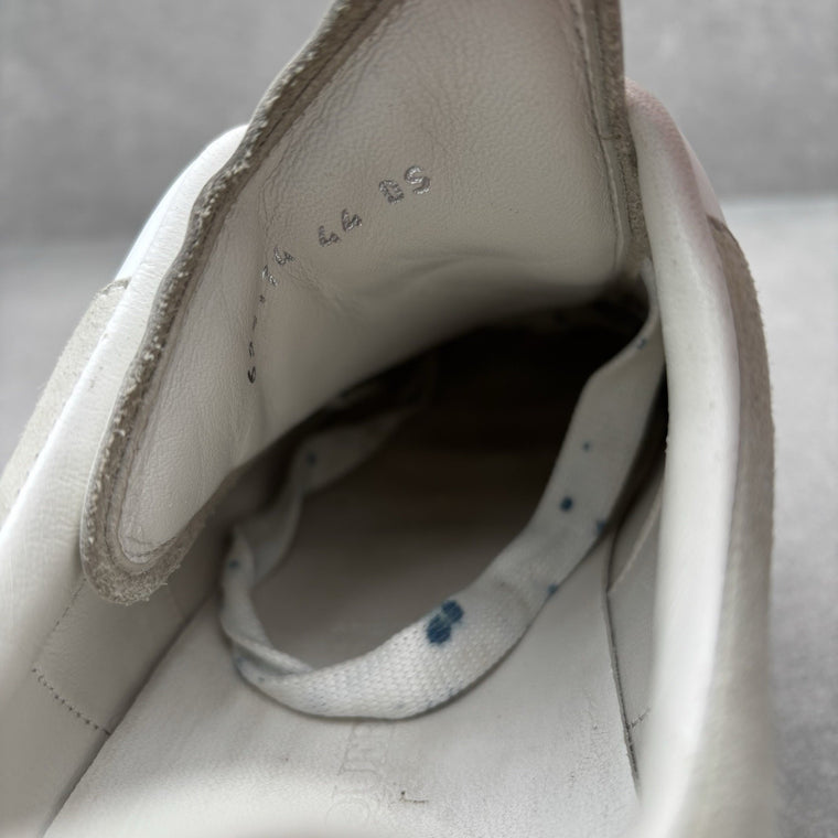 Size 44 (11 US) Alexander McQueen Clear Sole ' Splatter Blue ' | GREAT CONDITION — photo 14