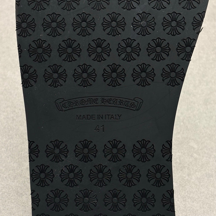 Leather Slides Black — photo 9