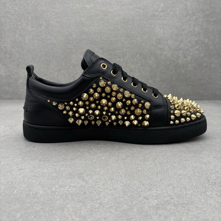 Low Spiked Sneaker Black Gold — photo 10