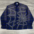 BRAND NEW! Vale Inferno Flannel ' Blue ' | Size XL