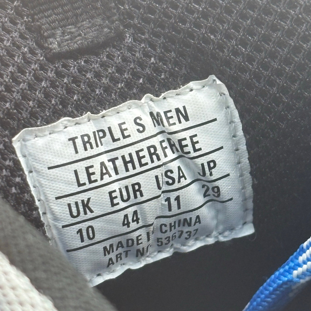 Triple S Sneaker Blue Black Gray — photo 13