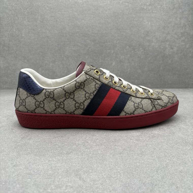 Size 8 G (8.5 US) Gucci Ace GG Supreme ' Beige ' | GREAT CONDITION! — photo 2